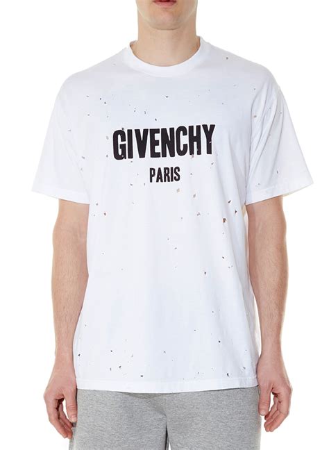 givenchy mens tee sale|givenchy oversized t shirt.